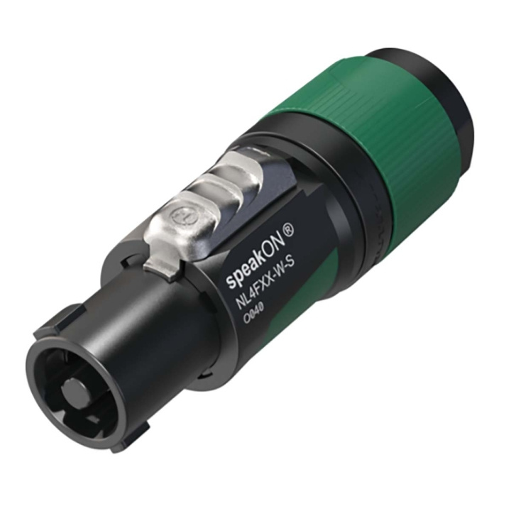 Neutrik 4-polige speakON kabelconnector, schroefaansluitingen, trekontlasting voor kabeldiameters 6 tot 12 mm in de groep HOME ELECTRONICS / Kabels & Adapters / Luidsprekerkabels bij TP E-commerce Nordic AB (C71866)