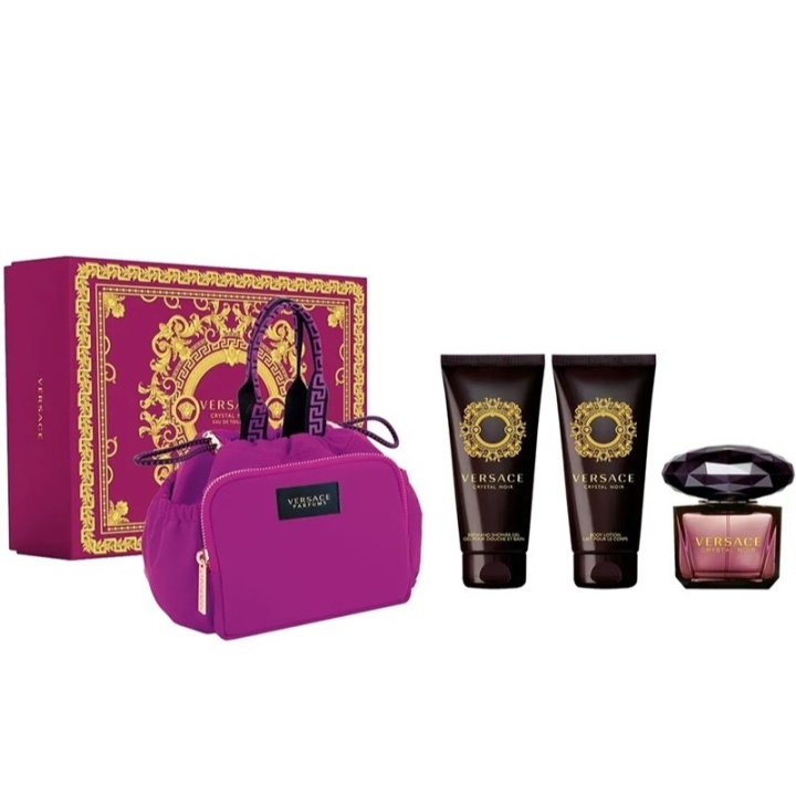 Versace Giftset Versace Crystal Noir Edt 90ml + Body Lotion 100ml + Shower Gel 100ml + Bag in de groep BEAUTY & HEALTH / Cadeausets / Cadeausets voor haar bij TP E-commerce Nordic AB (C71899)