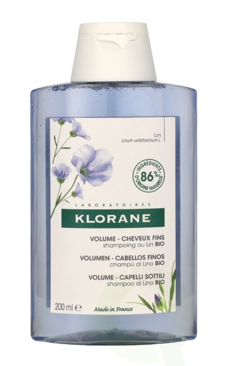 Klorane Volume Shampoo With Organic Flax 200 ml Fine Hair in de groep BEAUTY & HEALTH / Haar & Styling / Haarverzorging / Shampoo bij TP E-commerce Nordic AB (C71914)