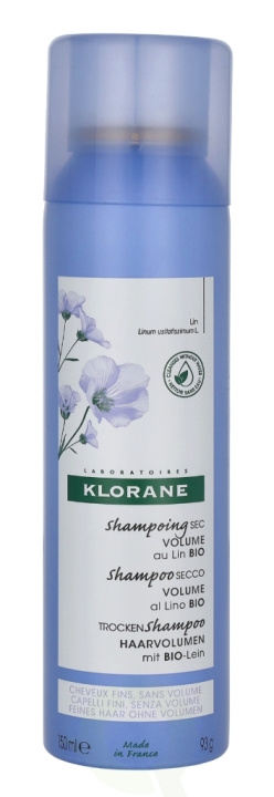 Klorane Linseed Dry Shampoo With Organic Flax 150 ml For Fine Limp Hair in de groep BEAUTY & HEALTH / Haar & Styling / Haarverzorging / Droogshampoo bij TP E-commerce Nordic AB (C71915)