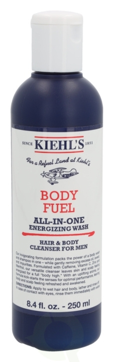 Kiehl\'s Body Fuel All-In-One Energizing Wash 250 ml Hair & Body in de groep BEAUTY & HEALTH / Huidsverzorging / Lichaamsverzorging / Bad- en douchegels bij TP E-commerce Nordic AB (C71989)