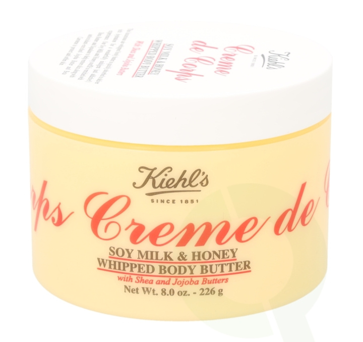 Kiehl\'s Creme De Corps Whipped Body Butter 226 g Soy Milk & Honey in de groep BEAUTY & HEALTH / Huidsverzorging / Lichaamsverzorging / Body lotion bij TP E-commerce Nordic AB (C71994)