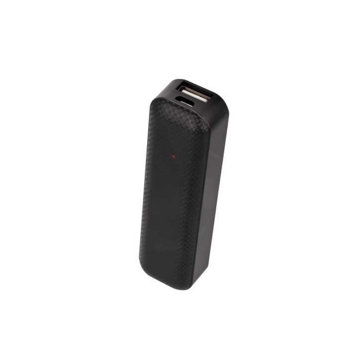 Setty Powerbank 2600 mAh Mini, Black in de groep SMARTPHONE & TABLETS / Opladers & Kabels / Powerbanks bij TP E-commerce Nordic AB (C72020)