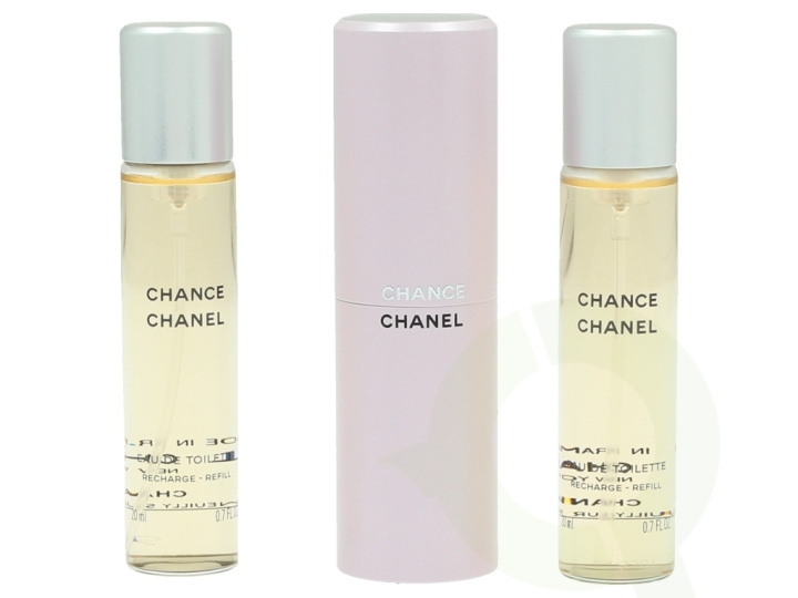 Chanel Chance Twist And Spray 60 ml edt spray20 + 2x edt spray refill20 in de groep BEAUTY & HEALTH / Geuren & Parfum / Parfum / Parfum voor haar bij TP E-commerce Nordic AB (C72133)