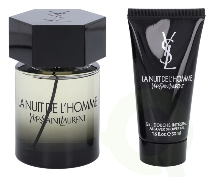 Yves Saint Laurent YSL La Nuit De L\'Homme Giftset 150 ml Edt Spray 100ml/Shower Gel 50ml in de groep BEAUTY & HEALTH / Cadeausets / Cadeausets voor hem bij TP E-commerce Nordic AB (C72595)