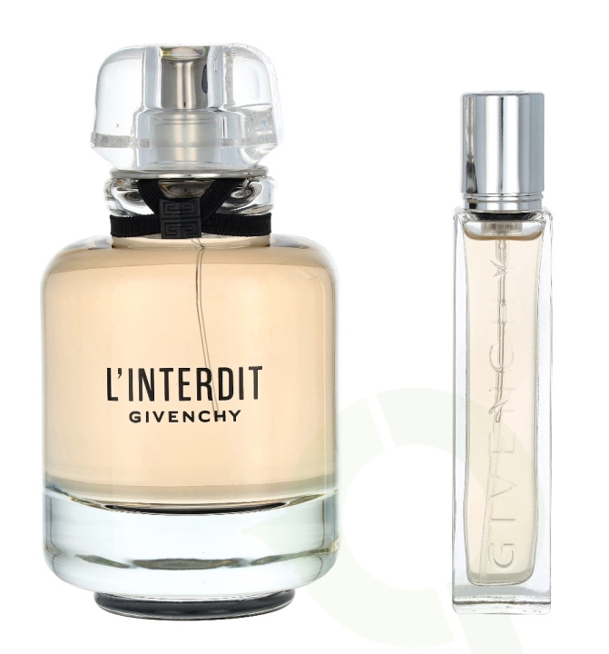 Givenchy L\'Interdit Giftset 92.5 ml Edp Spray 80ml/Edp 12,5ml in de groep BEAUTY & HEALTH / Geuren & Parfum / Parfum / Parfum voor haar bij TP E-commerce Nordic AB (C72971)