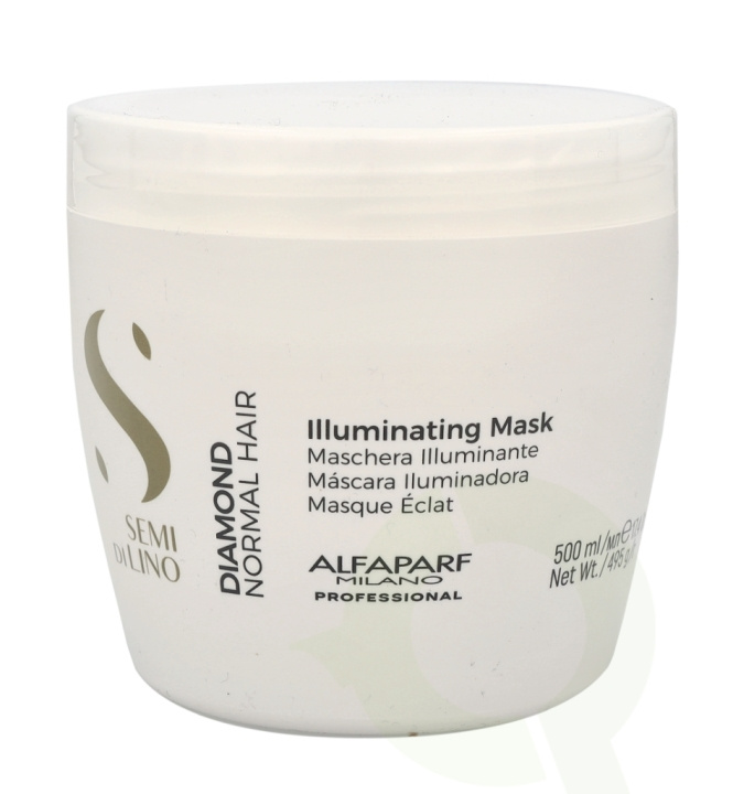 Alfaparf Semi Di Lino Illuminating Mask 500 ml For Normal Hair in de groep BEAUTY & HEALTH / Haar & Styling / Haarverzorging / Haarmasker bij TP E-commerce Nordic AB (C73022)