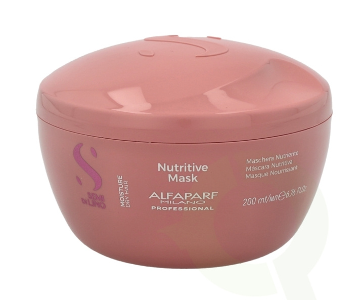 Alfaparf Semi Di Lino Nutritive Mask 200 ml Moisture Dry Hair in de groep BEAUTY & HEALTH / Haar & Styling / Haarverzorging / Haarmasker bij TP E-commerce Nordic AB (C73026)