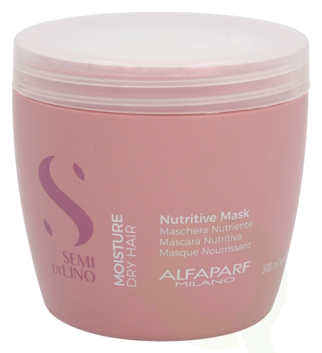 Alfaparf Semi Di Lino Nutritive Mask 500 ml Moisture Dry Hair in de groep BEAUTY & HEALTH / Haar & Styling / Haarverzorging / Haarmasker bij TP E-commerce Nordic AB (C73027)