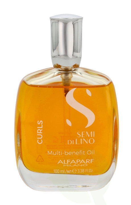 Alfaparf Semi Di Lino Curls Multi-Benefit Oil 100 ml in de groep BEAUTY & HEALTH / Haar & Styling / Haarverzorging / Haarolie bij TP E-commerce Nordic AB (C73060)