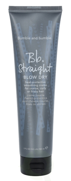 Bumble and Bumble Bumble & Bumble Straight Blow Dry 150 ml Heat-Protective Smoothing Creme, For Coarse, Curly Or Frizzy Hair in de groep BEAUTY & HEALTH / Haar & Styling / Hair styling / Styling crème bij TP E-commerce Nordic AB (C73267)