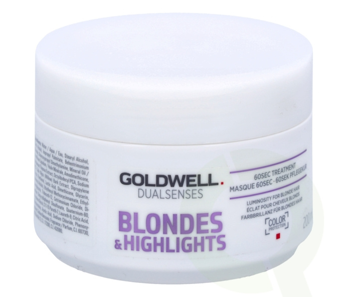 Goldwell Dualsenses B&H 60S Treatment 200 ml For Blonde Hair in de groep BEAUTY & HEALTH / Haar & Styling / Haarverzorging / Haarmasker bij TP E-commerce Nordic AB (C73358)