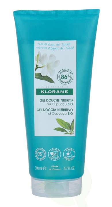 Klorane Shower Gel With Organic Cupuacu Butter 200 ml in de groep BEAUTY & HEALTH / Huidsverzorging / Lichaamsverzorging / Bad- en douchegels bij TP E-commerce Nordic AB (C73473)