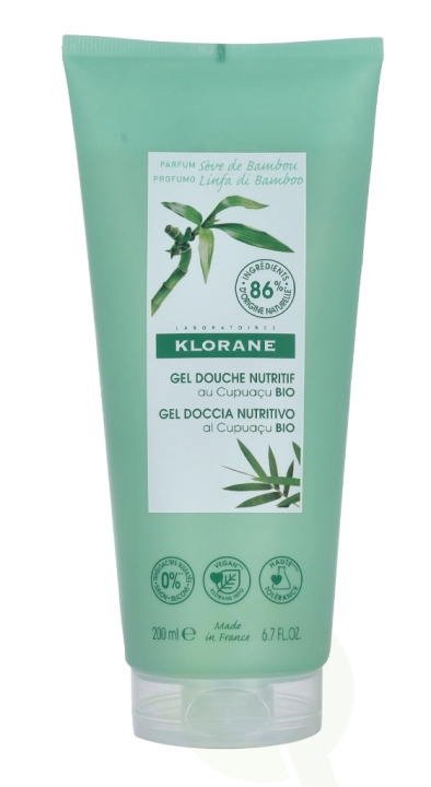 Klorane Shower Gel - Bamboo 200 ml in de groep BEAUTY & HEALTH / Huidsverzorging / Lichaamsverzorging / Bad- en douchegels bij TP E-commerce Nordic AB (C73482)