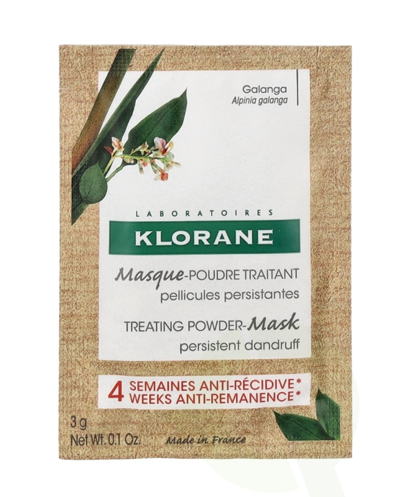 Klorane Treating Powder Mask - Galanga 24 g 8x3gr in de groep BEAUTY & HEALTH / Haar & Styling / Haarverzorging / Haarmasker bij TP E-commerce Nordic AB (C73484)