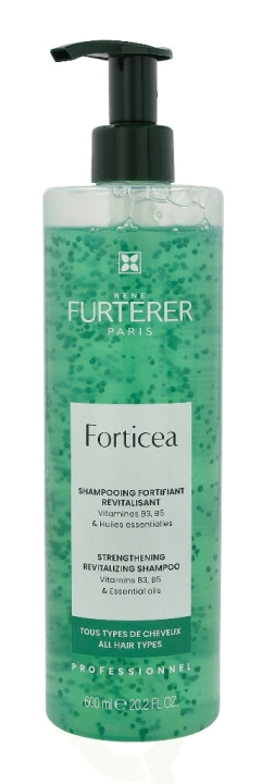 Rene Furterer Forticea Strenghtening Revitalizing Shampoo 600 ml All Hair Types in de groep BEAUTY & HEALTH / Haar & Styling / Haarverzorging / Shampoo bij TP E-commerce Nordic AB (C73740)