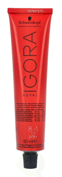 Schwarzkopf Igora Royal Permanent Color Creme 60 ml 45505 in de groep BEAUTY & HEALTH / Haar & Styling / Haarverzorging / Haarverf / Haarverf & Kleurbommen bij TP E-commerce Nordic AB (C73812)