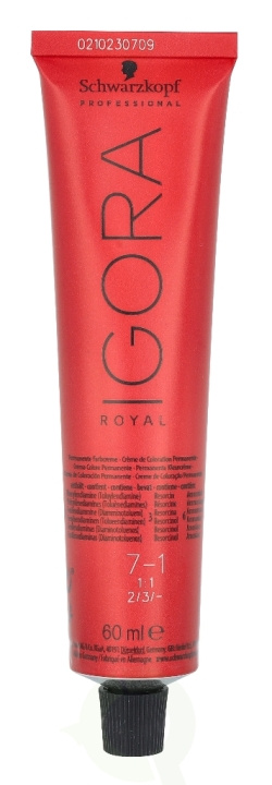 Schwarzkopf Igora Royal Permanent Color Creme 60 ml 45474 in de groep BEAUTY & HEALTH / Haar & Styling / Haarverzorging / Haarverf / Haarverf & Kleurbommen bij TP E-commerce Nordic AB (C73815)