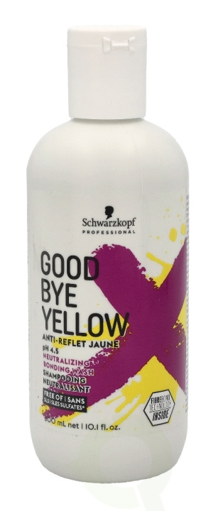 Schwarzkopf Goodbye Yellow Shampoo PH 4.5 300 ml Sulfate-Free in de groep BEAUTY & HEALTH / Haar & Styling / Haarverzorging / Shampoo bij TP E-commerce Nordic AB (C73830)