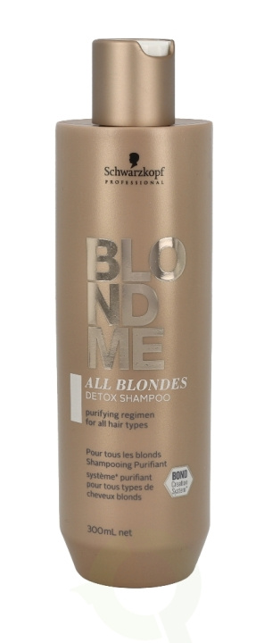 Schwarzkopf Blond Me All Blondes Detox Shampoo 300 ml For All Hair Types in de groep BEAUTY & HEALTH / Haar & Styling / Haarverzorging / Shampoo bij TP E-commerce Nordic AB (C73838)