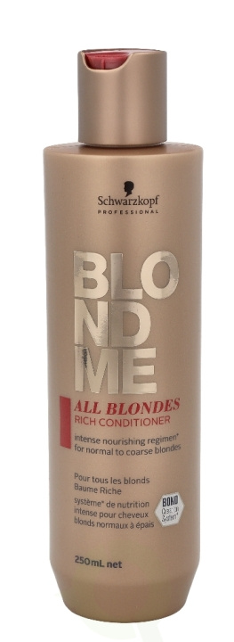 Schwarzkopf Blond Me All Blondes Rich Conditioner 250 ml For Normal To Coarse Blondes in de groep BEAUTY & HEALTH / Haar & Styling / Haarverzorging / Conditioner bij TP E-commerce Nordic AB (C73843)