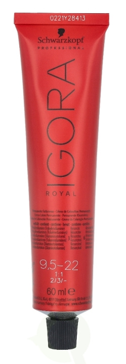 Schwarzkopf Igora Royal Permanent Color Creme 60 ml 9,5-22 in de groep BEAUTY & HEALTH / Haar & Styling / Haarverzorging / Haarverf / Haarverf & Kleurbommen bij TP E-commerce Nordic AB (C73866)