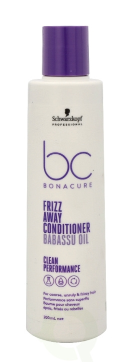 Schwarzkopf Bonacure Frizz Away Conditioner 200 ml in de groep BEAUTY & HEALTH / Haar & Styling / Haarverzorging / Conditioner bij TP E-commerce Nordic AB (C73904)