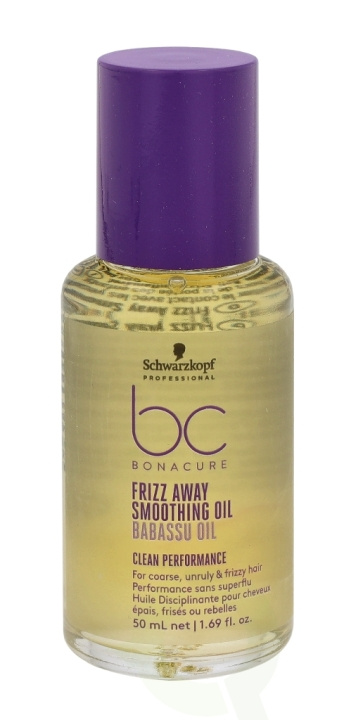 Schwarzkopf Bonacure Frizz Away Smoothing Oil 50 ml For Course, Unruly & Frizzy Hair in de groep BEAUTY & HEALTH / Haar & Styling / Haarverzorging / Shampoo bij TP E-commerce Nordic AB (C73906)