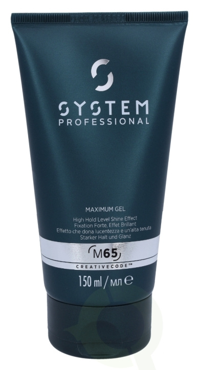 Wella System P. - Men Maximum Gel M65 150 ml in de groep BEAUTY & HEALTH / Haar & Styling / Hair styling / Gel / Gelspray bij TP E-commerce Nordic AB (C74101)