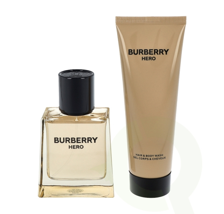 Burberry Hero Giftset 125 ml Edt Spray 50ml/Hair And Body Wash 75ml in de groep BEAUTY & HEALTH / Cadeausets / Cadeausets voor hem bij TP E-commerce Nordic AB (C74198)