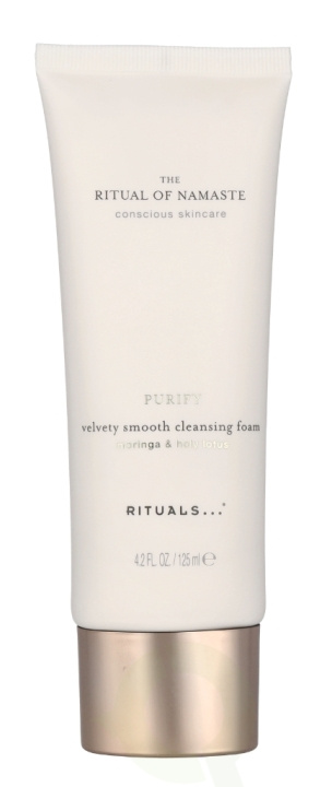 Rituals The Ritual Of Namaste Velvety Smooth Cleansing Foam 125 ml in de groep BEAUTY & HEALTH / Huidsverzorging / Gezicht / Schoonmaak bij TP E-commerce Nordic AB (C74604)