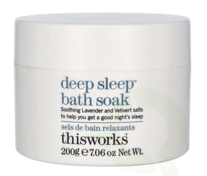 This Works Deep Sleep Bath Soak 200 g in de groep BEAUTY & HEALTH / Huidsverzorging / Lichaamsverzorging / Bad- en douchegels bij TP E-commerce Nordic AB (C74609)