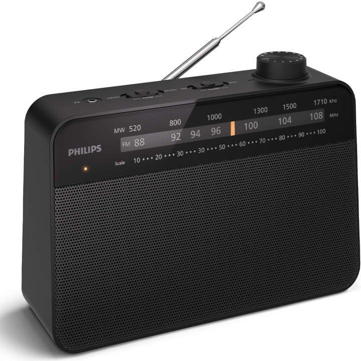 Philips Klassisk köks-radio. Nät- eller batteridrivern. Analog inställning in de groep HOME ELECTRONICS / Audio & Beeld / Thuisbioscoop, Hifi en Draagbaar / Radio & Wekkers / Draadloze audiozender bij TP E-commerce Nordic AB (C74678)