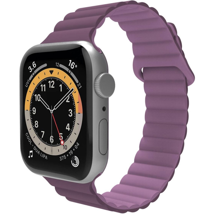 Celly Armband till Apple Watch 42/44/45mm Magnetiskt Lila in de groep SMARTPHONE & TABLETS / Training, thuis & vrije tijd / Apple Watch & Accessoires / Accessoires bij TP E-commerce Nordic AB (C74705)