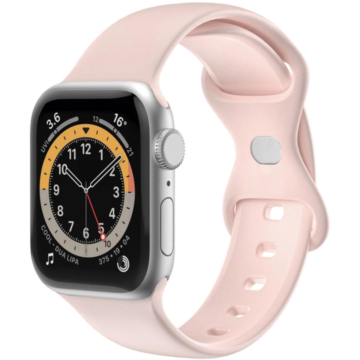 Celly Armband till Apple Watch 42/44/45mm Silikon Rosa in de groep SMARTPHONE & TABLETS / Training, thuis & vrije tijd / Apple Watch & Accessoires / Accessoires bij TP E-commerce Nordic AB (C74710)