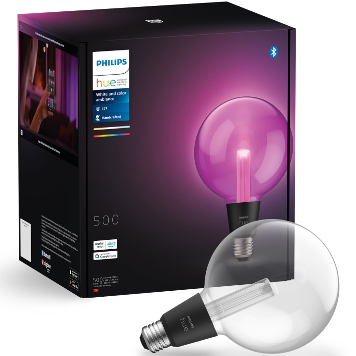 Philips Hue Lightguide Globe Large 125mm E27 White and Color Ambiance in de groep HOME ELECTRONICS / Verlichting / LED-lampen bij TP E-commerce Nordic AB (C74725)