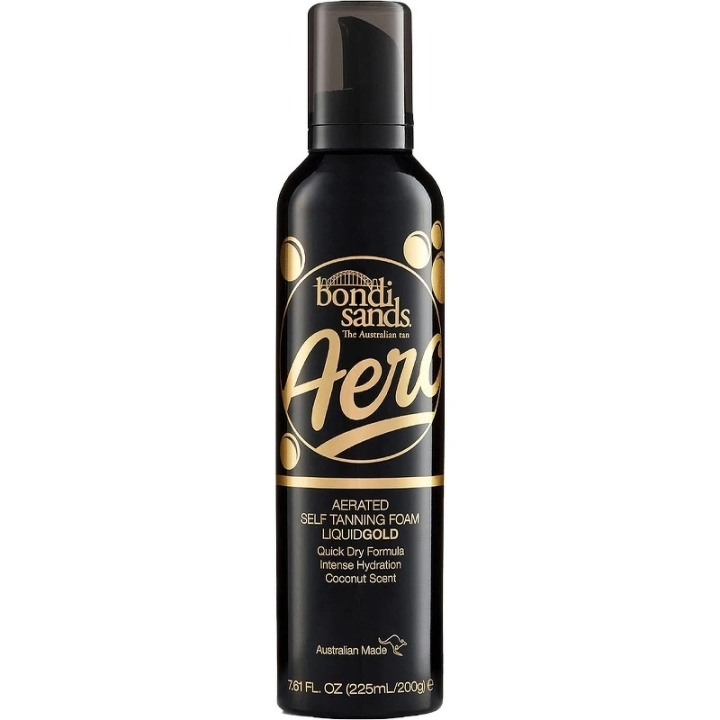 Bondi Sands Aero Self Tanning Foam Liquid Gold 225ml in de groep BEAUTY & HEALTH / Huidsverzorging / Zonnebank / Zonnebescherming bij TP E-commerce Nordic AB (C74738)