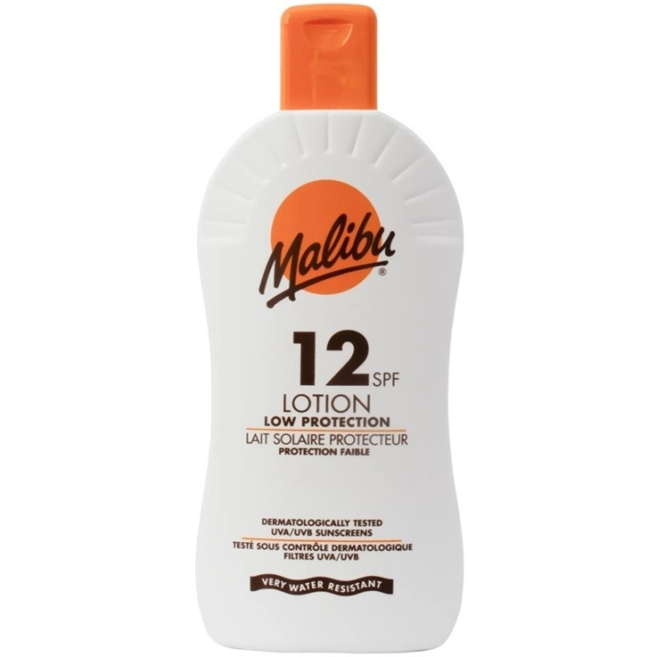 Malibu Sun Lotion SPF12 400ml in de groep BEAUTY & HEALTH / Huidsverzorging / Zonnebank / Zonnebescherming bij TP E-commerce Nordic AB (C74742)