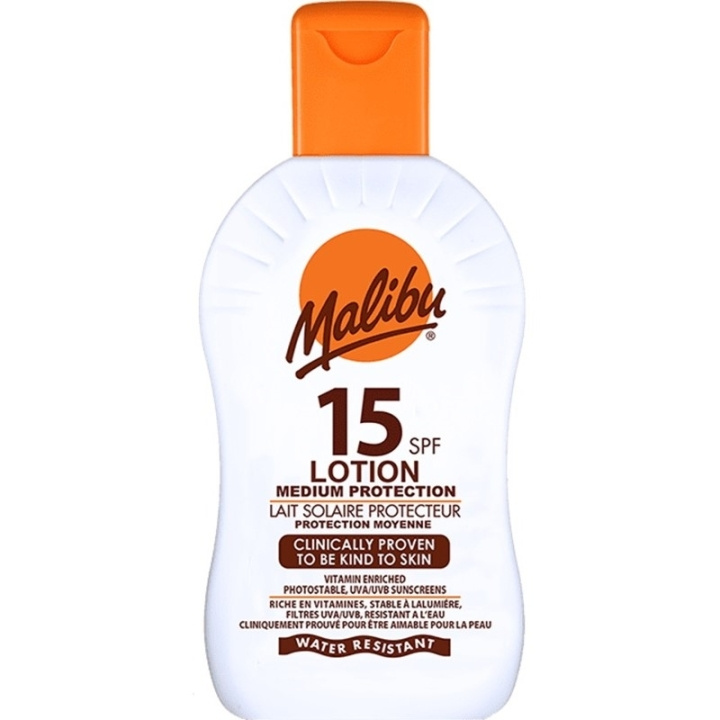 Malibu Sun Lotion SPF15 100ml in de groep BEAUTY & HEALTH / Huidsverzorging / Zonnebank / Zonnebescherming bij TP E-commerce Nordic AB (C74749)