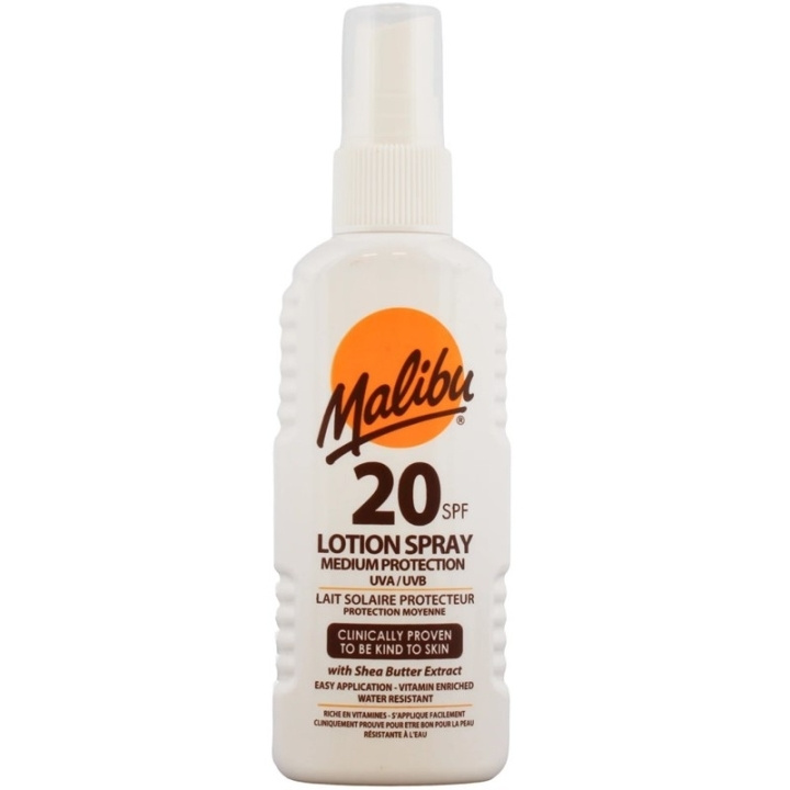 Malibu Sun Lotion Spray SPF20 100ml in de groep BEAUTY & HEALTH / Huidsverzorging / Zonnebank / Zonnebescherming bij TP E-commerce Nordic AB (C74758)