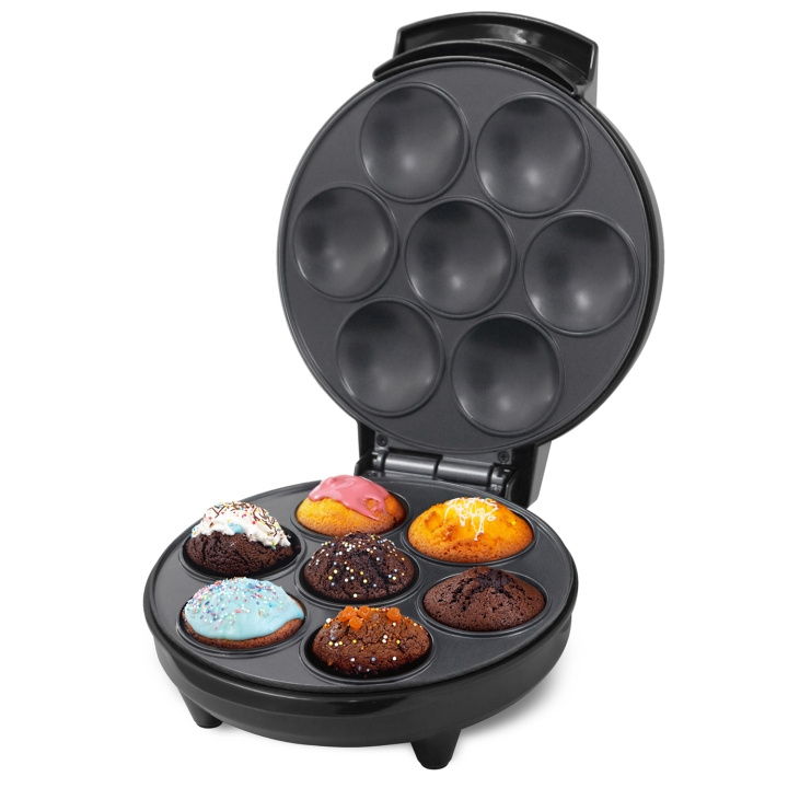 Champion Muffin Maker 7 Muffins Ceramic 700W MM400 Svart in de groep HUISHOUDEN & TUIN / Huishoudelijke apparaten / Overige Huishoudelijke Apparaten bij TP E-commerce Nordic AB (C74900)