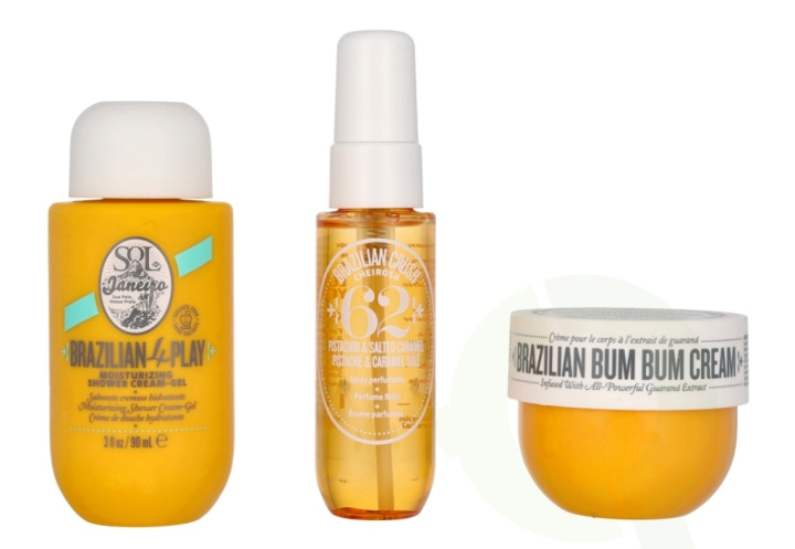 Sol De Janeiro Bum Bum Body Care Set 170 ml Body Cream 50ml/Shower Gel 90ml/Hair & Body Perfume 30ml in de groep BEAUTY & HEALTH / Cadeausets / Cadeausets voor haar bij TP E-commerce Nordic AB (C74918)