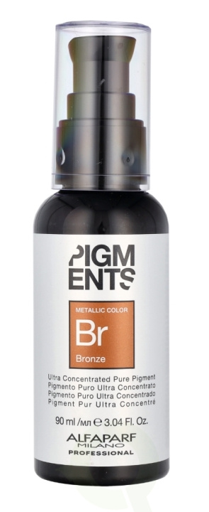 Alfaparf Pigments Ultra Concentrated Pure Pigment 90 ml Bronze in de groep BEAUTY & HEALTH / Haar & Styling / Haarverzorging / Haarverf / Haarverf & Kleurbommen bij TP E-commerce Nordic AB (C74931)