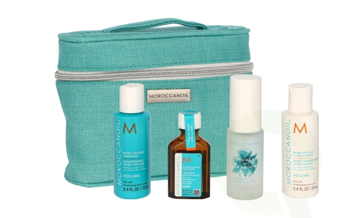 Moroccanoil Mini Travel Volume Set 195 ml Shampoo 70ml/Conditioner 70ml/Oil Light 25ml/Fragrance Mist 30ml in de groep BEAUTY & HEALTH / Cadeausets / Cadeausets voor haar bij TP E-commerce Nordic AB (C74944)