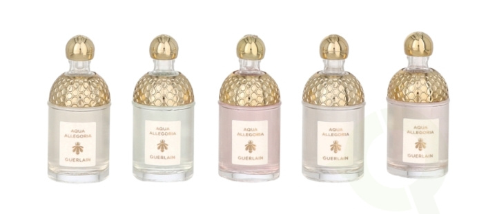 Guerlain Aqua Allegoria Miniatures Set 37.5 ml Aqua Allegoria Pera Granita 7.5ml/Aqua Allegoria Rosa7.5ml/Aqua Allegoria Nerolia Vetiver 7.5ml/Aqua Allegoria Mandarine Basilic 7.5ml/ Aqua Allegoria Bergamote Calabria 7.5ml in de groep BEAUTY & HEALTH / Cadeausets / Cadeausets voor haar bij TP E-commerce Nordic AB (C74952)