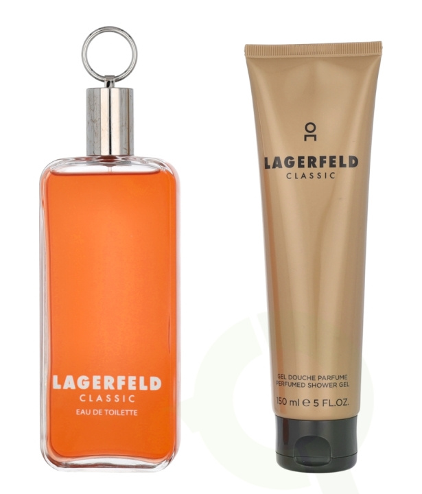 Karl Lagerfeld Classic Giftset 300 ml Edt Spray 150ml/Shower Gel 150ml in de groep BEAUTY & HEALTH / Cadeausets / Cadeausets voor hem bij TP E-commerce Nordic AB (C74953)