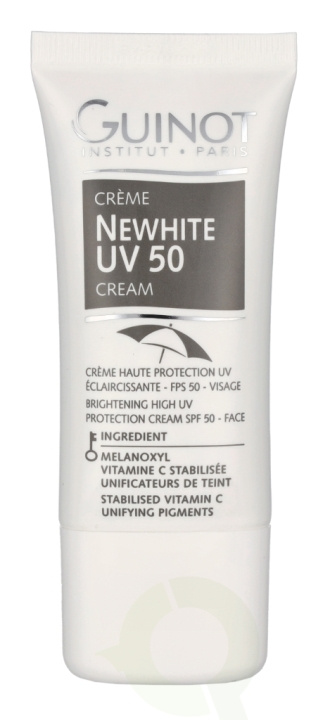 Guinot Newhite UV 50 Cream SPF50 30 ml in de groep BEAUTY & HEALTH / Huidsverzorging / Zonnebank / Zonnebescherming bij TP E-commerce Nordic AB (C74996)