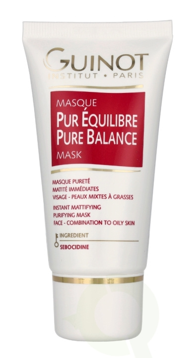 Guinot Pure Balance Instant Mattifying Purifying Mask 50 ml in de groep BEAUTY & HEALTH / Huidsverzorging / Gezicht / Maskers bij TP E-commerce Nordic AB (C75052)