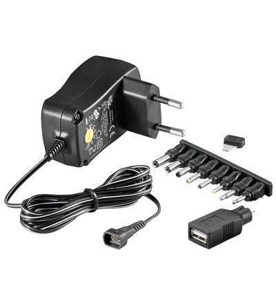 Goobay universele voeding, 3-12 V DC, 600 mA in de groep HUISHOUDEN & TUIN / Elektriciteit & Verlichting / Stroomadapters bij TP E-commerce Nordic AB (C75106)