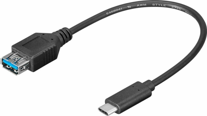 Goobay USB-C naar USB-A 3.0 adapter in de groep COMPUTERS & RANDAPPARATUUR / Computerkabels / USB / USB-C bij TP E-commerce Nordic AB (C75116)